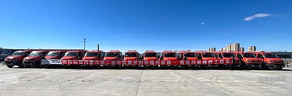 欧霸·雷霆四驱越野工程车交付 为内蒙古森林资源管护注入力量