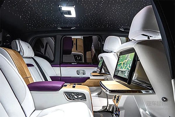 劳斯莱斯库里南MANSORY暮光紫定制版