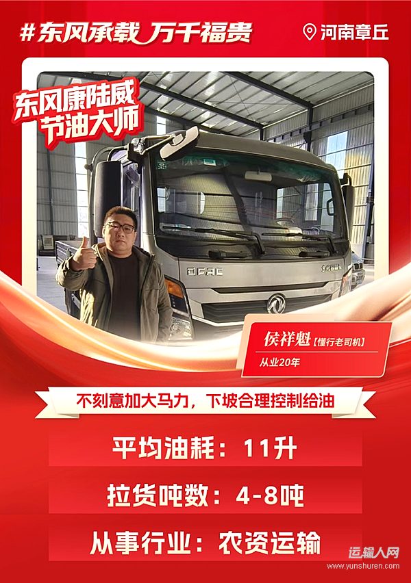 東風(fēng)多利卡康陸威節(jié)油大師系列故事（七）：老司機的新選擇 強強聯(lián)手成就“最佳拍檔”