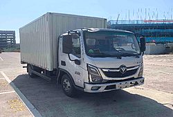 福田奧鈴ATV 180馬力 4X2 3.8米 廂式國(guó)六輕卡載貨車 (萬(wàn)里揚(yáng)變速箱)(BJ5048XXY8JEA-AB9)