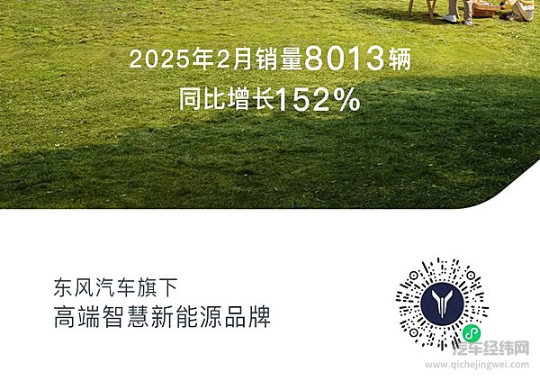 东风岚图2月销量告捷 同比上涨152%！