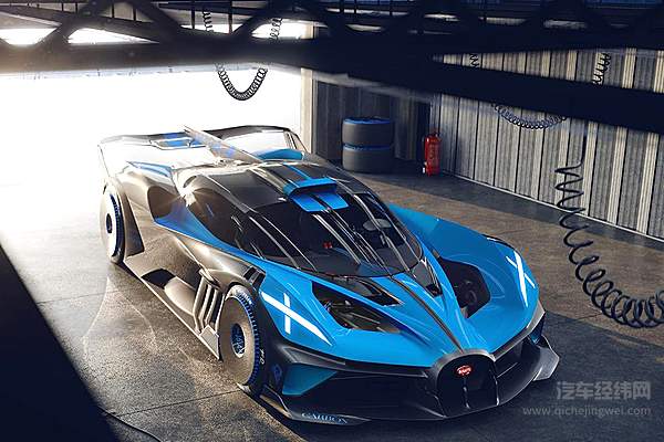 加倍的汽缸 布加迪Bolide带来加倍的快乐！