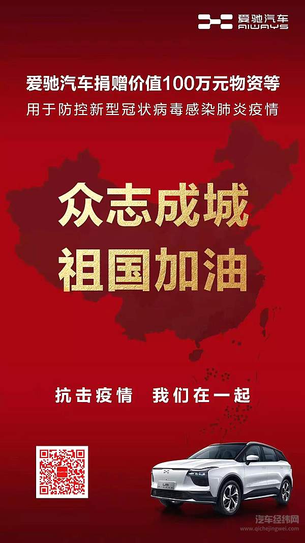 吉利、宝马等发布用户关爱计划 多家车企继续捐款捐物