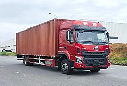 东风柳汽乘龙M3V 260马力 4X2 5.8米 厢式国六中卡载货车 (法士特变速箱)(LZ5181XXYH5AC101)
