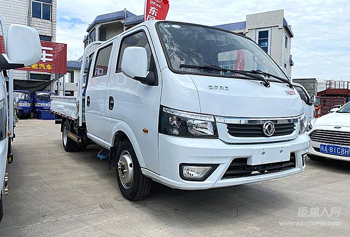 东风轻型车途逸t5q16l106马力cng299米双排栏板小卡国六eq1031s16nc