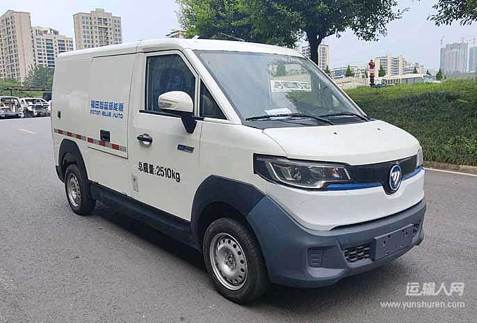 福田图雅诺智蓝精灵封闭厢式货车的配图1