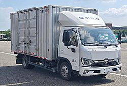 福田奥铃M卡 146马力 4X2 3.89米 厢式国六微卡载货车 (万里扬变速箱)(BJ5044XXY9JBA-AB2)