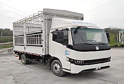 远程新能源商用车星智H8E 120kw 4X2 4.1米 仓栅式纯电动轻卡载货车 (JGL5041CCYBEVGR7)131.99kwh