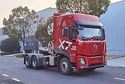 东风商用车畅行X9 630马力 6 X 4 国六b天燃气重卡牵引车(DFV4258GP6N2)半