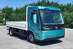 福田奥铃极电 140kw 4X2 4.2米 栏板式纯电动轻卡载货车 (BJ1049EVJAA)100kwh