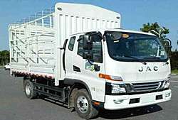 江淮骏铃V7(原骏铃A8) 170马力 4X2 3.85米 仓栅式国六轻卡载货车 (星瑞变速箱)(HFC5048CCYB31K1C7S)