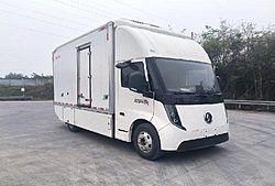 陕汽商用车智云坤势 180kw 4X2 4.055米 纯电动冷藏车 (SX5040XLCBEV381N)120.27kwh
