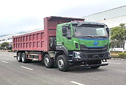 东风柳汽乘龙H5 460kw 8X4 7.6米 纯电动重卡自卸车 (法士特变速箱)(LZ3310H5FZBEV161)600.92kwh
