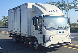 江淮帅铃ES6 167kw 4X2 4.15米 厢式纯电动轻卡载货车 (HFC5042XXYP3EV1)100.46kwh