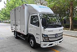 福田奥铃智蓝EM 100kw 4X2 4.14米 厢式纯电动轻卡载货车 (BJ5044XXYEV4)71.63kwh