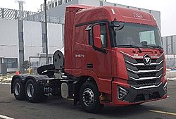 福田欧曼GTL星翼版 510马力 6X4 国六重卡牵引车 (万里扬手自一体变速箱)(BJ4259L6DLL-24)