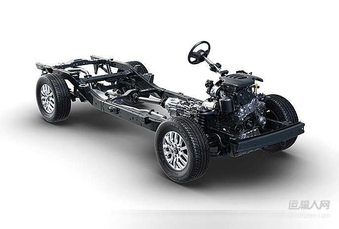 0t 柴油国六四驱 6挡手动 双排皮卡底盘第256419号