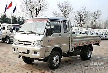 福田时代驭菱v118l68马力柴油305米排半栏板微卡后双胎bj1030v5pa4x2