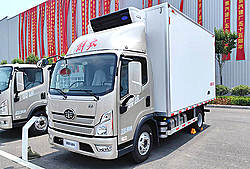 一汽解放轻卡领途 170马力 4X2 国六冷藏车