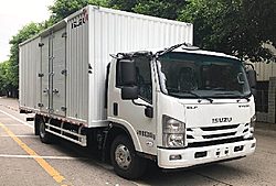 庆铃五十铃KV100 132马力 4X2 5.175米 厢式国六轻卡载货车 (五十铃变速箱)(QL5080XXYBUKA)