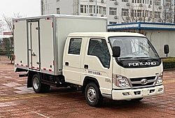 福田时代汽车小卡之星 110马力 4X2 3.02米 厢式国六微卡载货车 (蒙沃变速箱)(BJ5045XXY9AB5-55)