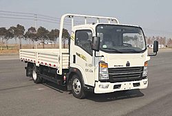 中国重汽轻卡悍将 150马力 4X2 4.15米 栏板式国六轻卡载货车 (万里扬变速箱)(ZZ1047F3515F145D)