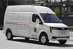 上汽大通MAXUS大通EV80 120kw 单排封闭厢式货车 5.689米 77kwh