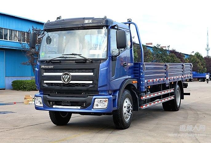 福田瑞沃中卡168马力4x267米栏板式载货车bj1165vkpek1