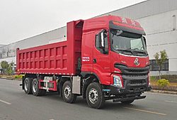 东风柳汽乘龙HK 600马力 8X4 7.6米 国六重卡自卸车 (法士特变速箱)(LZ3312H7FC1)
