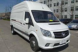 福田图雅诺 图雅诺X7 158马力 2.5L 国六柴油 封闭厢式货车 5.99米(BJ5048XXY-M5)