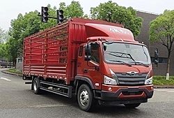 福田瑞沃圣龙ES5 Pro 200马力 4X2 6.8米 仓栅式国六中卡载货车 (法士特变速箱)(BJ5184CCYLPFK-01)