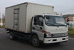 江淮康铃H 155马力 4X2 3.82米 厢式国六轻卡载货车 (万里扬变速箱)(HFC5043XXYP31K1C7NS)