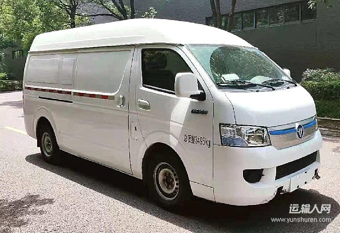 福田图雅诺风景G7EV封闭厢式货车的配图1
