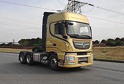 东风商用车天龙旗舰KX 嵘耀版 150kw 6X4 纯电动重卡牵引车 (东风手自一体变速箱)(DFH4250DHEV1)18.7kwh