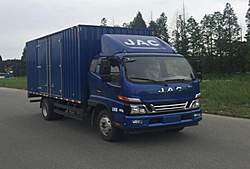 江淮骏铃A6 160马力 4X2 4.15米 厢式国六轻卡载货车 (江淮变速箱)(HFC5048XXYB31K5C7S)