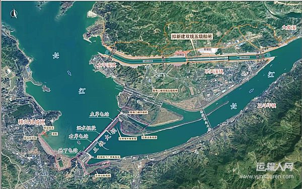 三峡水运新通道工程示意图