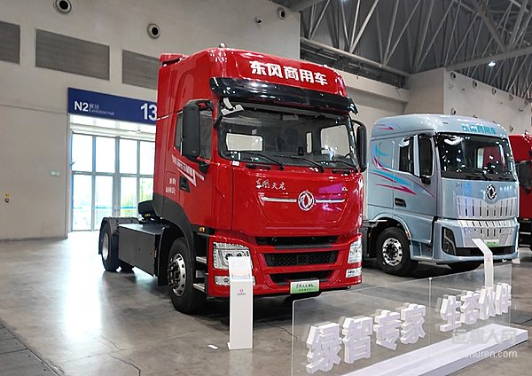 东风天龙KL港口集运纯电牵引车 深度定制破解运输痛点