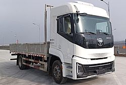 福田欧曼银河350马力 4X2 6.8米 栏板式国六中卡载货车