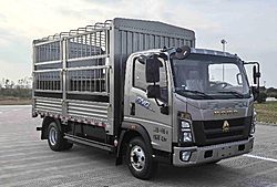 中国重汽轻卡悍将 140马力 4X2 4.2米 仓栅式国六轻卡载货车 (法士特变速箱)(ZZ5047CCYF3515F145CL)