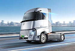 远程新能源商用车 星瀚H 265kW 6 X 4 甲醇电动重卡牵引车(HN4250MX27C9SHEVY)玄武98kwh