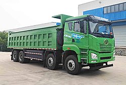 一汽解放青汽鹰拓 500kw 8X4 8.8米 纯电动重卡自卸车 (CA3313P27L7T4BEVA80)600kwh