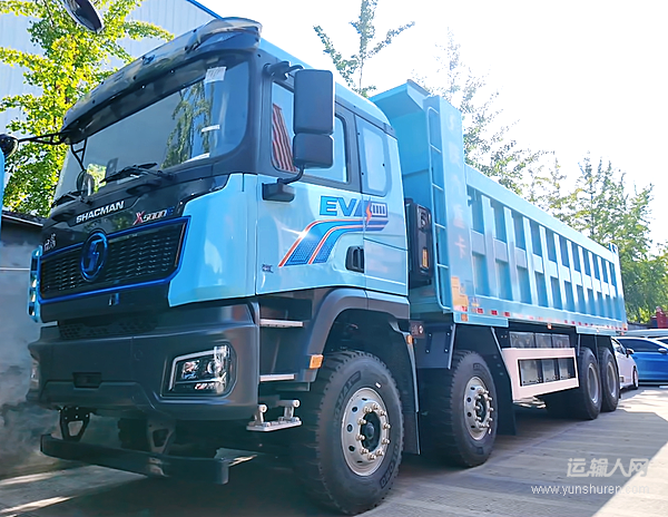 陕汽新能源X5000E 8×4纯电自卸：四大核心优势，重载创富新标杆