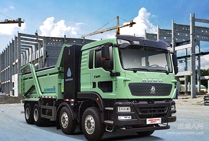 零碳基建新主力 豪沃TX新能源自卸车 工程运输创富全能手