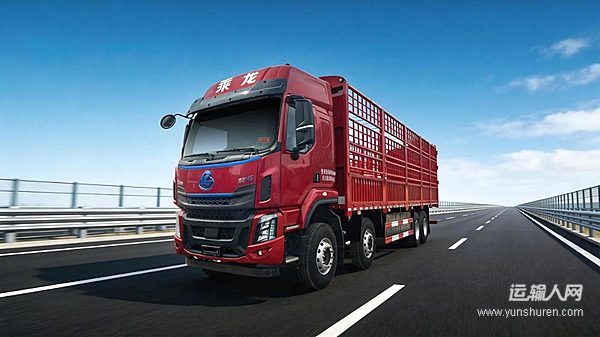 轻400公斤更能拉!乘龙H5 8×4纯电载货车全路况重载无忧