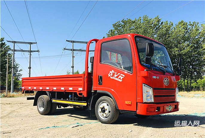 一汽解放轻卡虎vr88马力37米单排载货车