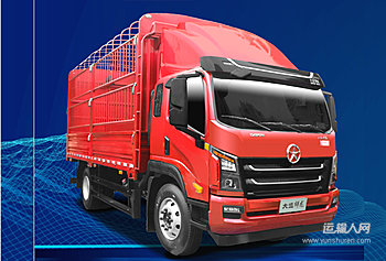 大运 祥龙x7 252马力 6.75米 排半仓栅中卡