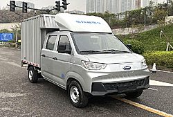 开瑞X3 50kw 4X2.55米 厢式纯电动微卡载货车 (SQR5031XXYBEVH81)33.28kwh