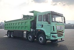 远程新能源商用车 远程X7M 重载版 620kW 8 X 4 8.2米 甲醇电动自卸车 (HN3311MH62E1SHEVY)玄武98kwh