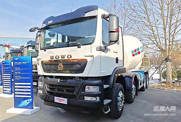 绿色基建选用豪沃TX新能源搅拌车 千万公里验证保障整车可靠耐久