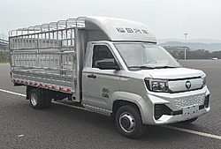 福田祥菱V5 90kw 4X2 3.8米 仓栅式纯电动微卡载货车 (BJ5030CCYEV81)55.17kwh